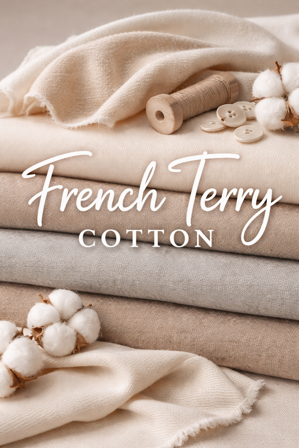 French Terry Cotton Fabric