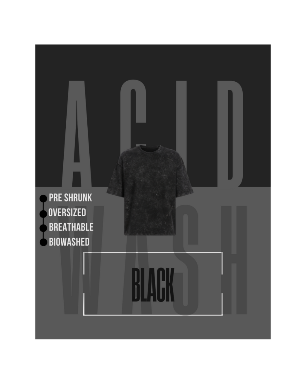 ACID WASH OVERSIZED-BLACK