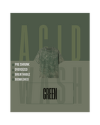 ACID WASH OVERSIZED- GREEN