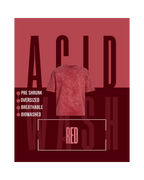 ACID WASH OVERSIZED-RED