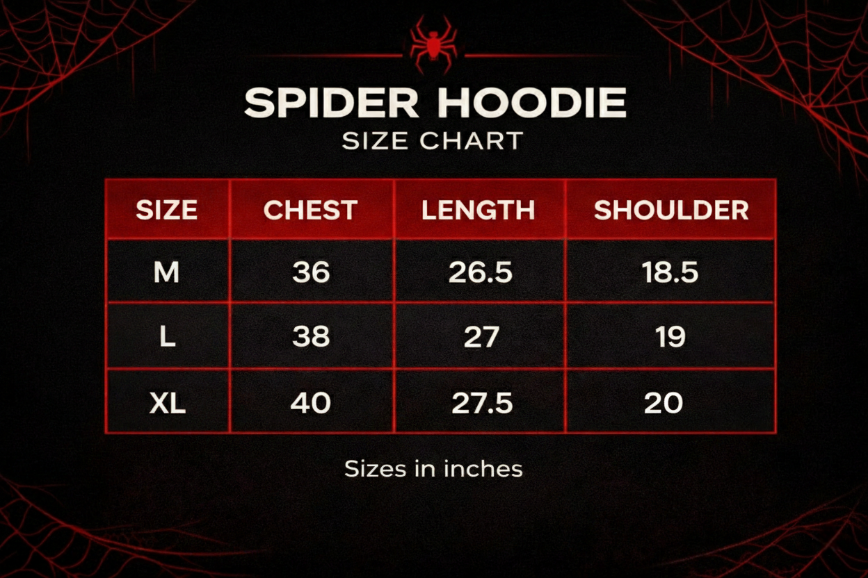 SPIDER HOODIE - WHITE