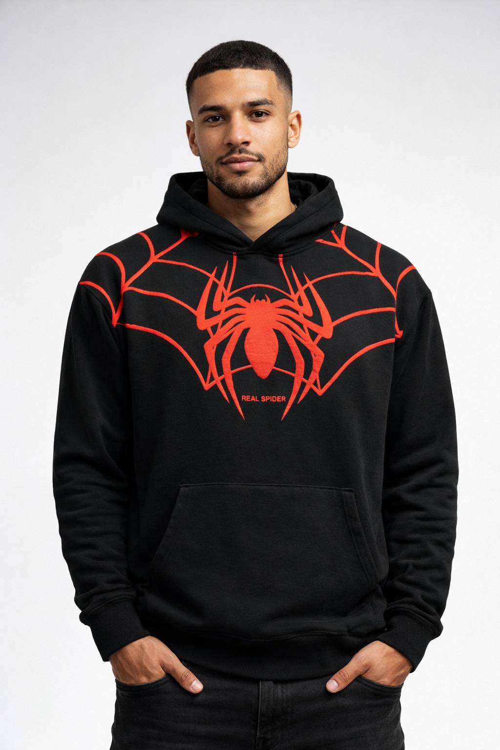 SPIDER HOODIE - BLACK