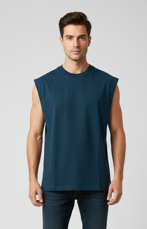 Sleeveless Tank top - Dark Blue