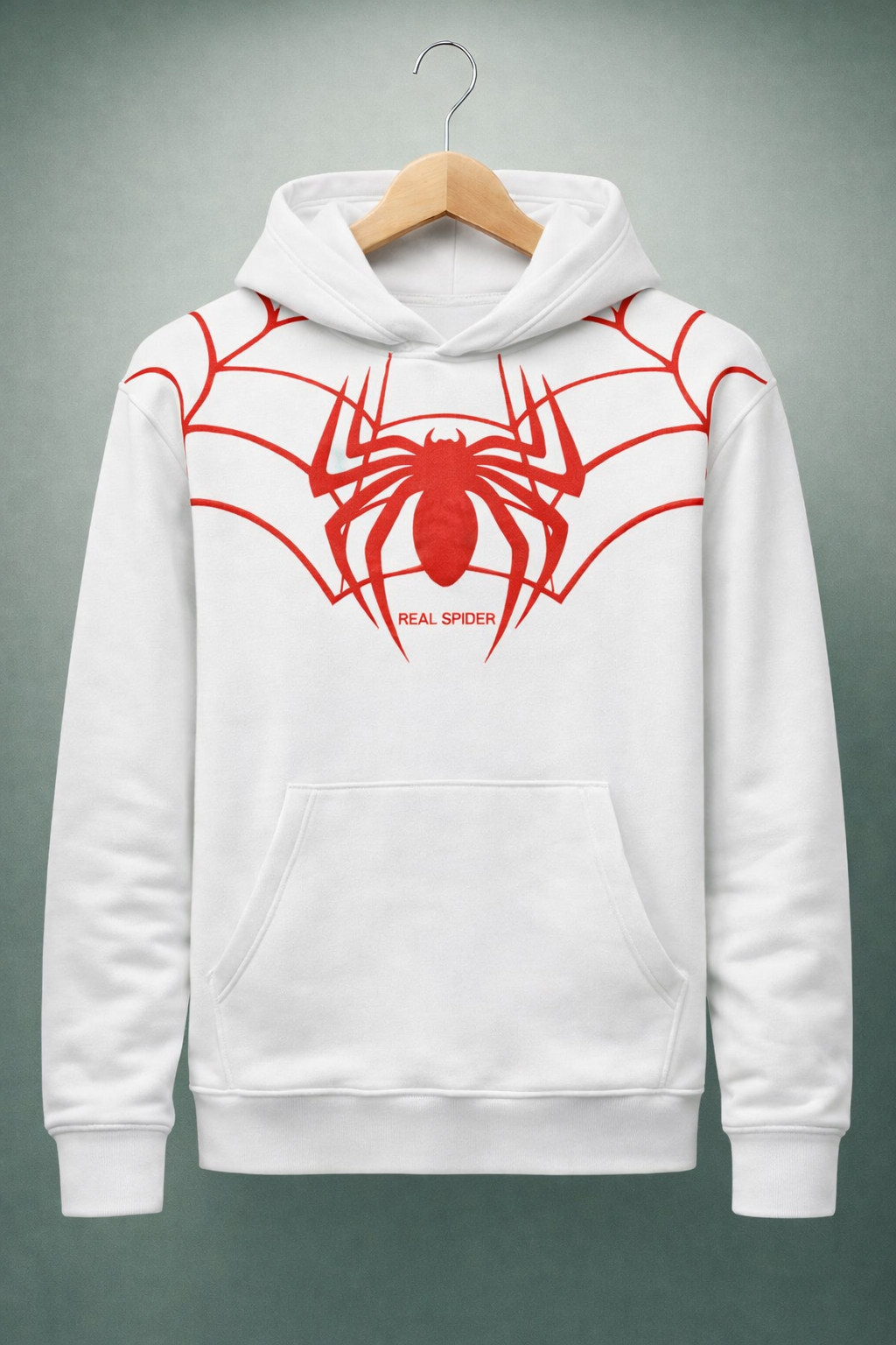 SPIDER HOODIE - WHITE